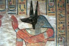image Photos d'Anubis photo du dieu gyptien Anubis images en Egypte
